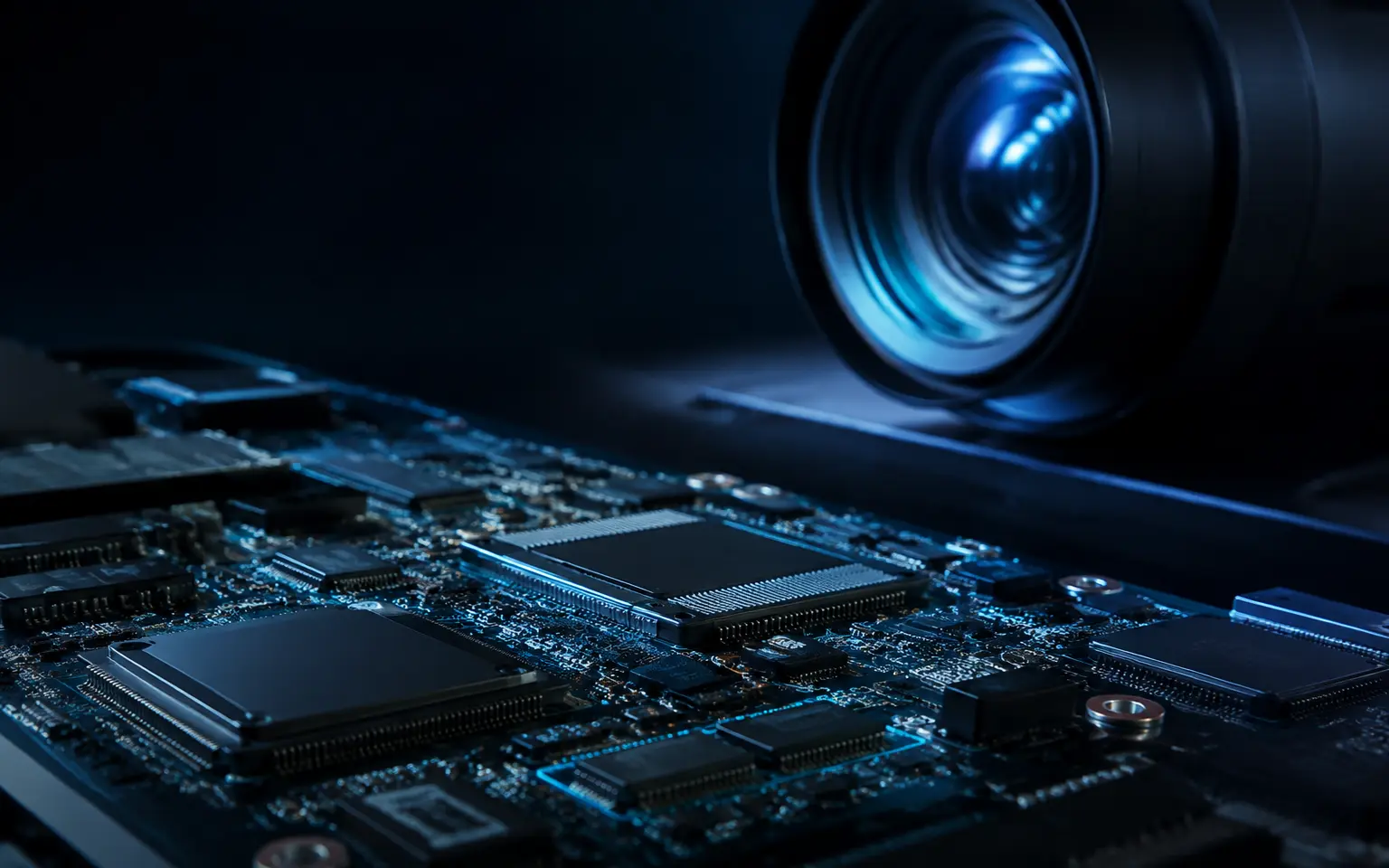 Precision laptop motherboard and projector components